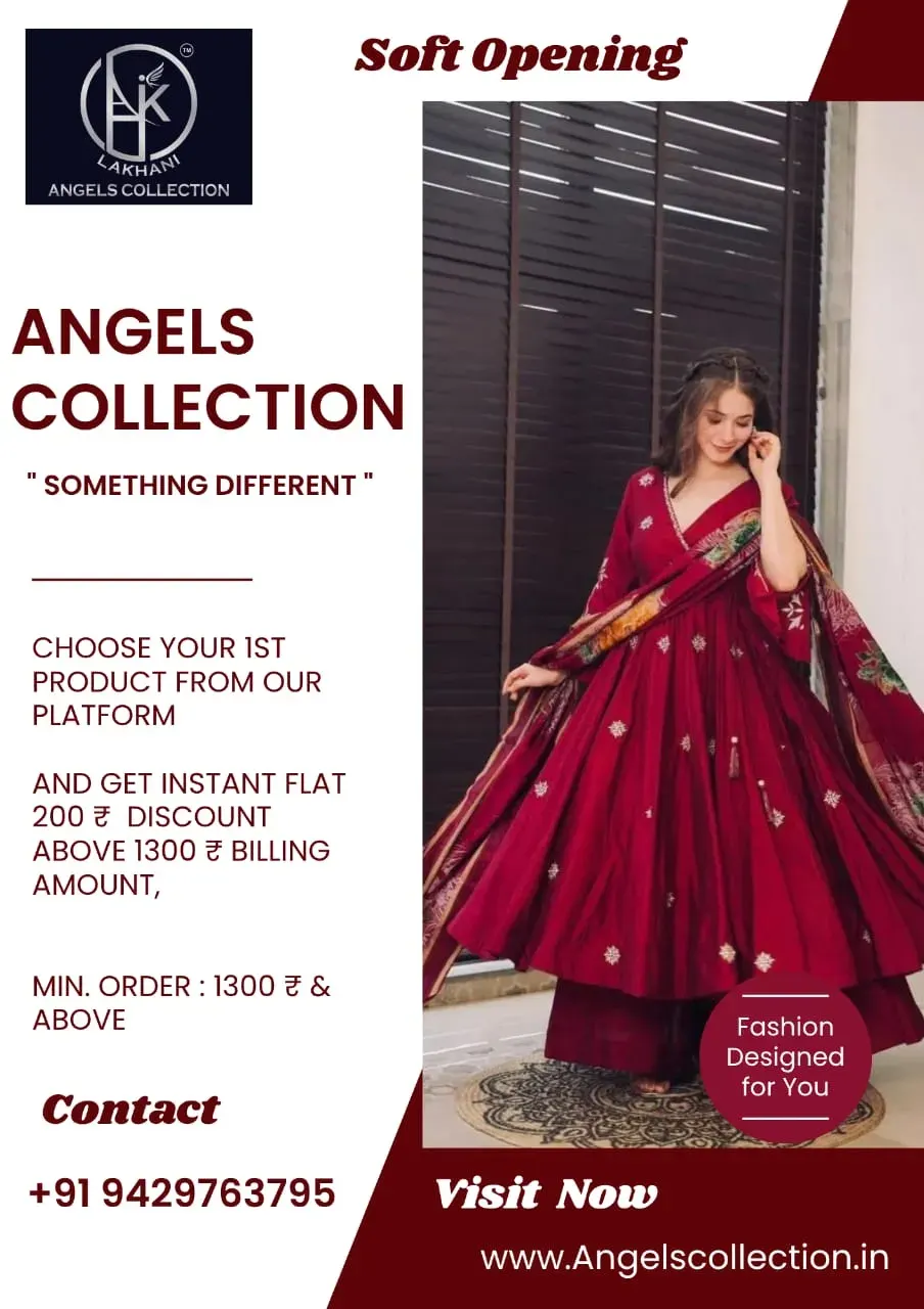 Angels Collection soft opening – flat ₹200 off your first order above ₹1300