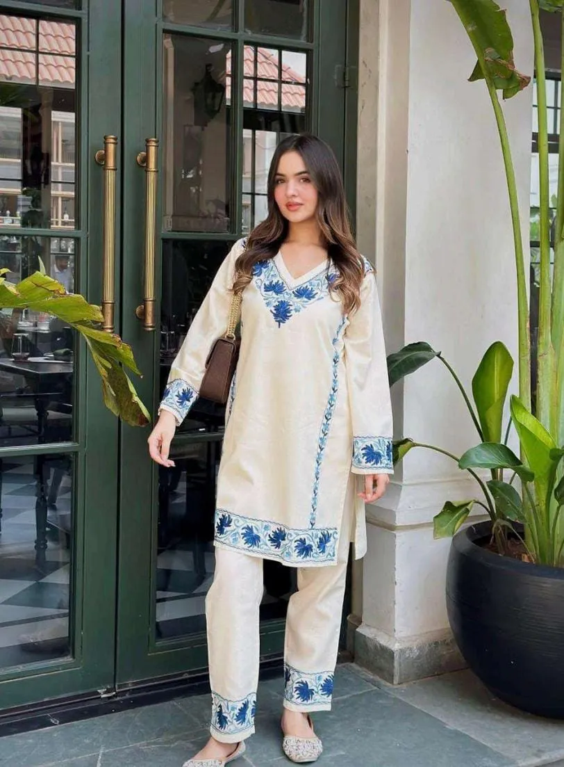 Trendy Cotton Printed Kurti & Pant Set — 2 Piece Set, view 2